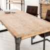 Jídelní stůl FACTORY 200 cm Akacivý šedý teak