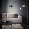 Stojací lampa BIG BOW  chrom  175-205 cm